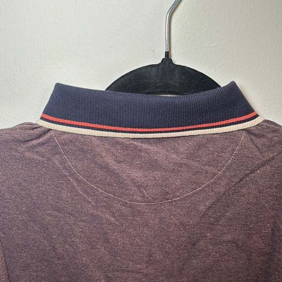 NWT-Classic Brown Polo Shirt with Embroidered Detail - Picture 8 of 10